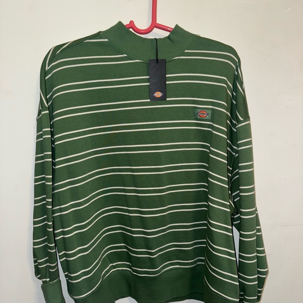 Dickies Green Striped Sweater